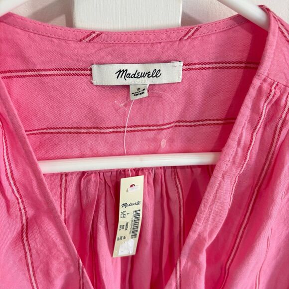 Madewell Wrap Top in Cecelia Stripe NWT - Picture 6 of 12